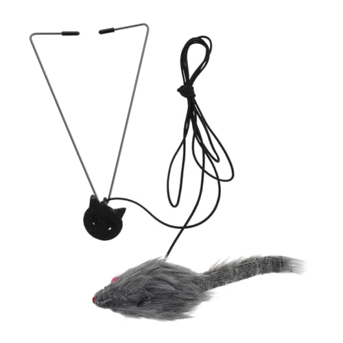 TOYANDONA Verstellbares Katzenspielzeug mit Türhängend Leichtes Interaktives Katzenangel mit Dreieckshaken Fördert und Bewegung für Wohnungskatzen Teilig TOYANDONA Verstellbares Katzenspielzeug mit Türhängend Leichtes Interaktives Katzenangel mit Dreieckshaken Fördert und Bewegung für Wohnungskatzen Teilig von TOYANDONA