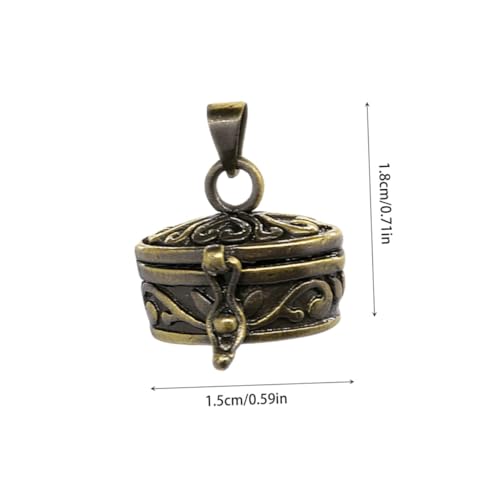 TOYANDONA Vintage Kupfer Haustier Urne Anhänger Memorial Halskette Behälter Wetterfeste Aufbewahrung für Hunde Katzen Erinnerungs Schmuck von TOYANDONA