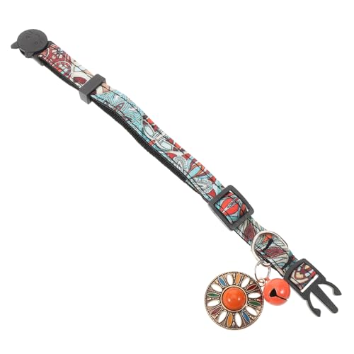TOYANDONA Vintage Pet Collar with Bell Adjustable Decorative Cat Dog Collar for Parties Exquisite Style TOYANDONA Vintage Pet Collar with Bell Adjustable Decorative Cat Dog Collar for Parties Exquisite Style von TOYANDONA