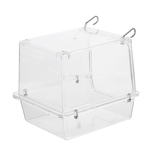 TOYANDONA Vogel Badewanne für Papageien Hängende Box Sicher und Langlebig für Wellensittiche und Kleine zu Reinigen Verwenden TOYANDONA Vogel Badewanne für Papageien Hängende Box Sicher und Langlebig für Wellensittiche und Kleine zu Reinigen Verwenden von TOYANDONA