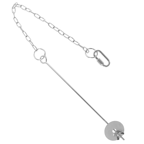 TOYANDONA Vogel Futterhalter mit Kette Obstgabel für Futterspender für Papageien Großer Futterplatz für Gemüse im Vogelkäfig für Kleine Haustiere von TOYANDONA