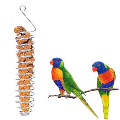 TOYANDONA Vogel Futterspender für Kleine zu Reinigen Sicher und Langlebig für Papageien Wellensittiche Nymphensittiche und Tauben Futterhalter für Sauberes Futter von TOYANDONA