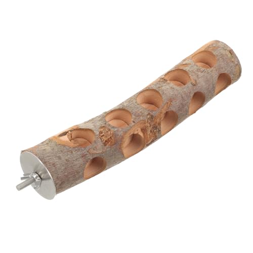 TOYANDONA Vogel Holzstange für Papageien und Wellensittiche Langlebiger Kaustock für Käfig Verbessert Bewegungsfreiheit und Beschäftigung für Käfig TOYANDONA Vogel Holzstange für Papageien und Wellensittiche Langlebiger Kaustock für Käfig Verbessert Bewegungsfreiheit und Beschäftigung für Käfig von TOYANDONA