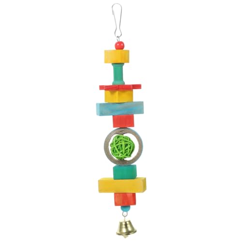 TOYANDONA Vogel Kauspielzeug Holz Schaukel Hängend Für Papageien Sittiche Kleinvögel Beschäftigungsspielzeug TOYANDONA Vogel Kauspielzeug Holz Schaukel Hängend Für Papageien Sittiche Kleinvögel Beschäftigungsspielzeug von TOYANDONA