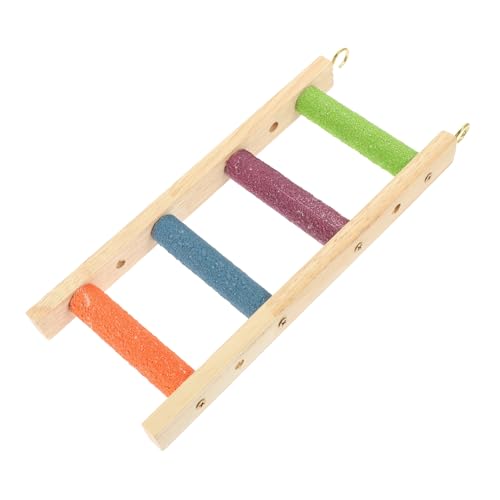 TOYANDONA Vogel Kletterleiter Holz Teiliges für Papageien Nymphensittiche und Kleine Vögel zur Krallenpflege und Motorischen TOYANDONA Vogel Kletterleiter Holz Teiliges für Papageien Nymphensittiche und Kleine Vögel zur Krallenpflege und Motorischen von TOYANDONA