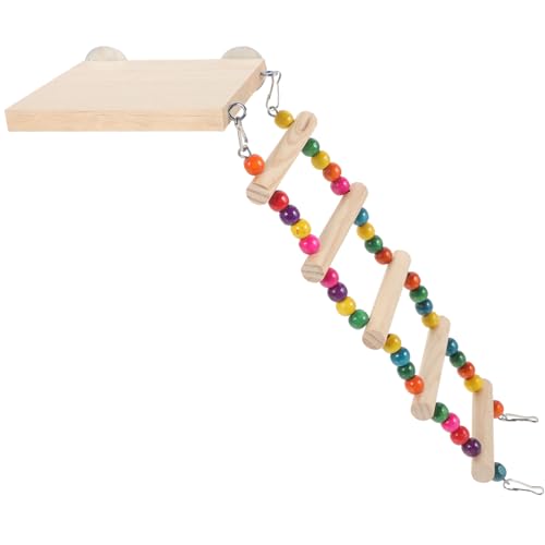TOYANDONA Vogel Kletterleiter aus Holz für Papageien Kletterleiter für Trainingsspielzeug zur Beweglichkeit und Geistigen Aktivität im Vogelkäfig TOYANDONA Vogel Kletterleiter aus Holz für Papageien Kletterleiter für Trainingsspielzeug zur Beweglichkeit und Geistigen Aktivität im Vogelkäfig von TOYANDONA