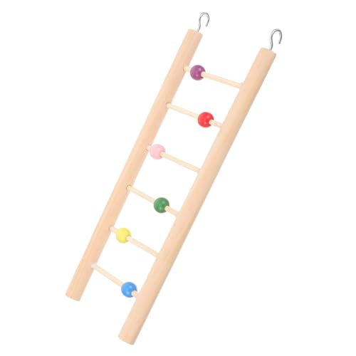 TOYANDONA Vogel Kletterleiter aus Holz für Papageien Wellensittiche und Kleine Stimuliert Geist und Motorische Fähigkeiten Sicheres und Unterhaltsames für Haustiere TOYANDONA Vogel Kletterleiter aus Holz für Papageien Wellensittiche und Kleine Stimuliert Geist und Motorische Fähigkeiten Sicheres und Unterhaltsames für Haustiere von TOYANDONA