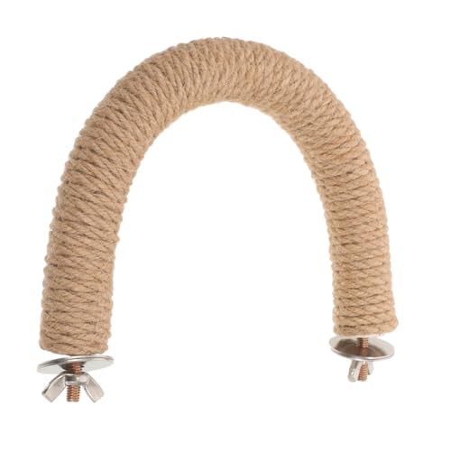 TOYANDONA Vogel Kletterseil Sitzstange aus Jute für Papageien und Wellensittiche Klettern und Knabbern für Vogelkäfige Dekoration TOYANDONA Vogel Kletterseil Sitzstange aus Jute für Papageien und Wellensittiche Klettern und Knabbern für Vogelkäfige Dekoration von TOYANDONA