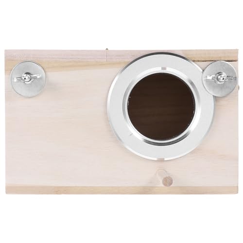 TOYANDONA Vogel Nistkasten Sittich Zucht Box Holz Papagei Nisthaus Nymphensittich Paarung Voliere Käfig Box Für Sittich Wellensittich Lovebirds von TOYANDONA