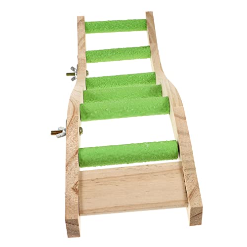 TOYANDONA Vogel Papagei Kletterleiter Nymphensittich Haustier Seilen Von Drinnen Papageienleiter Vogelspielzeug Papageienspielzeug Sitzstangen Holz Green TOYANDONA Vogel Papagei Kletterleiter Nymphensittich Haustier Seilen Von Drinnen Papageienleiter Vogelspielzeug Papageienspielzeug Sitzstangen Holz Green von TOYANDONA