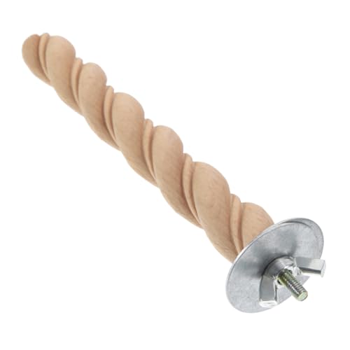 TOYANDONA Vogel Sitzstange Holz für Nymphensittiche Papageien und Kleine Pflege für Krallen und Zähne Unterhaltsame Aktivität und Entspannender Ruheplatz Einsetzbar Käfigen und Tierzimmern von TOYANDONA