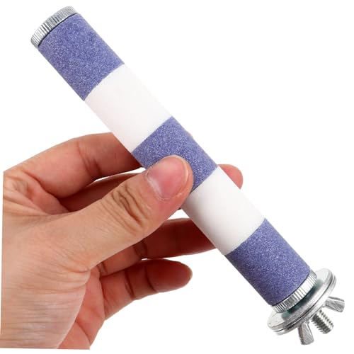 TOYANDONA Vogel Sitzstange aus Robuste Kletter und Beißstange für Papageien Wellensittiche und Nymphensittiche Kratzfestes Trainingsspielzeug zur Nagelpflege und Käfigdekoration von TOYANDONA