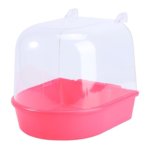 TOYANDONA Vogelbad Für Kleine Abgedeckte Badewanne Für Papageien Kanarienvögel Und Sittiche Aus Hochwertigem Ungiftigem von TOYANDONA