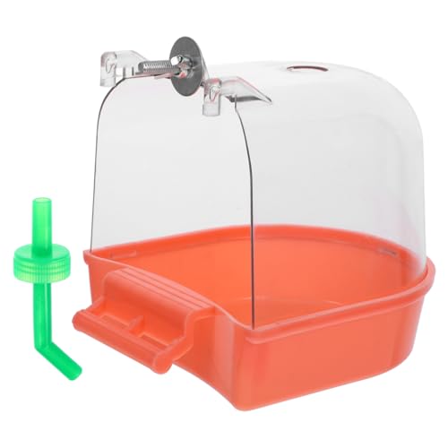 TOYANDONA Vogelbad Papageienbadewanne Papageienbedarf Sittichbad Für Den Innenkäfig Kleiner Vogelwürfel Kleines Vogelbecken Vogelkäfigbadewanne Vogelwanne Abs Orange TOYANDONA Vogelbad Papageienbadewanne Papageienbedarf Sittichbad Für Den Innenkäfig Kleiner Vogelwürfel Kleines Vogelbecken Vogelkäfigbadewanne Vogelwanne Abs Orange von TOYANDONA