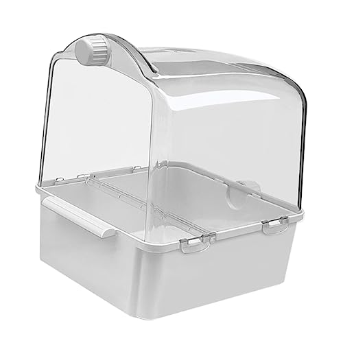 TOYANDONA Vogelbad für Kleinvögel mit Wasserinjektor Umweltfreundliche Badewanne für Wellensittiche und Papageien Langlebiges Vogelbadebecken zur Fellreinigung und Stressabbau Praktische TOYANDONA Vogelbad für Kleinvögel mit Wasserinjektor Umweltfreundliche Badewanne für Wellensittiche und Papageien Langlebiges Vogelbadebecken zur Fellreinigung und Stressabbau Praktische von TOYANDONA