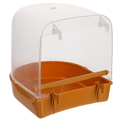 TOYANDONA Vogelbadewanne für Kleine Papageien und Automatische Vogeldusche mit Wasserinjektor Pflegezubehör für Käfige Stressabbau für Wellensittiche TOYANDONA Vogelbadewanne für Kleine Papageien und Automatische Vogeldusche mit Wasserinjektor Pflegezubehör für Käfige Stressabbau für Wellensittiche von TOYANDONA