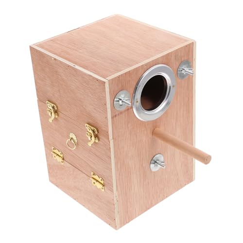 TOYANDONA Vogelbrutbox aus Holz Pflegeleichter Nistkasten für Kleine Vögel als Brutstätte oder Vogelkäfig Wetterbeständig und Langlebig für Zuhause oder Garten von TOYANDONA