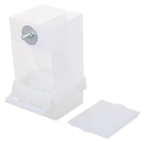 TOYANDONA Vogelfütterer Papagei Automatisch Kleiner Vogelhäuschen Vogelfutterhaus Für Käfig Sichtweite Container Futterspender Vogel Fütterer Wasser Zubehör Tiervogelversorgung Acryl Weiß TOYANDONA Vogelfütterer Papagei Automatisch Kleiner Vogelhäuschen Vogelfutterhaus Für Käfig Sichtweite Container Futterspender Vogel Fütterer Wasser Zubehör Tiervogelversorgung Acryl Weiß von TOYANDONA