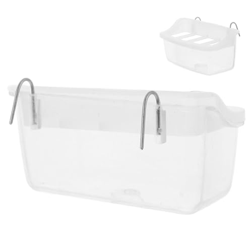 TOYANDONA Vogelfutter Wasserspender Für Käfige Multifunktionale Hängebox Aus Strapazierfähigem Spritzwassergeschützt Zu Installieren Für Sittiche Und Papageien TOYANDONA Vogelfutter Wasserspender Für Käfige Multifunktionale Hängebox Aus Strapazierfähigem Spritzwassergeschützt Zu Installieren Für Sittiche Und Papageien von TOYANDONA