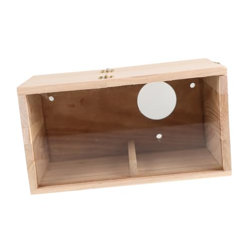 TOYANDONA Parakeet Nesting Box Mit Fenster Wetterfeste Vogelhaus-Dekoration Für Garten Für Wellensittiche Und Kleine Vögel Einfache Installation Und Langlebig TOYANDONA Parakeet Nesting Box Mit Fenster Wetterfeste Vogelhaus-Dekoration Für Garten Für Wellensittiche Und Kleine Vögel Einfache Installation Und Langlebig von TOYANDONA
