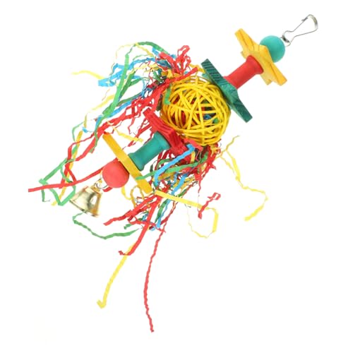 TOYANDONA Vogelkäfig -Anhängerspielzeug Zubehör für Wellensittichkäfige zum Aufhängen Vogel hängendes Kauspielzeug Papageien kauen und Klettern Vogelkauspielzeug hölzern TOYANDONA Vogelkäfig -Anhängerspielzeug Zubehör für Wellensittichkäfige zum Aufhängen Vogel hängendes Kauspielzeug Papageien kauen und Klettern Vogelkauspielzeug hölzern von TOYANDONA