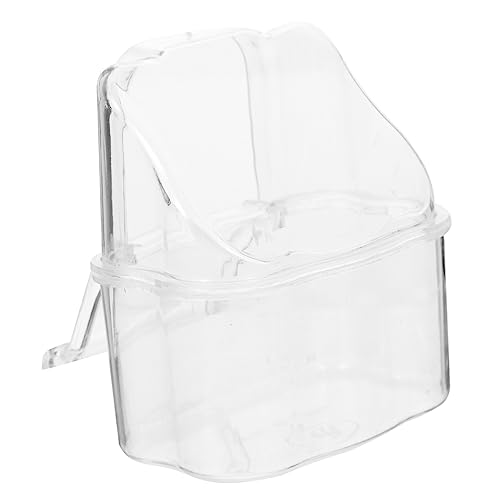 TOYANDONA Vogelkäfig Futterbox Transparent Multifunktionale Futter und Wasserversorgung für Papageien Nymphensittiche und Andere Vögel Installieren Stabiler TOYANDONA Vogelkäfig Futterbox Transparent Multifunktionale Futter und Wasserversorgung für Papageien Nymphensittiche und Andere Vögel Installieren Stabiler von TOYANDONA