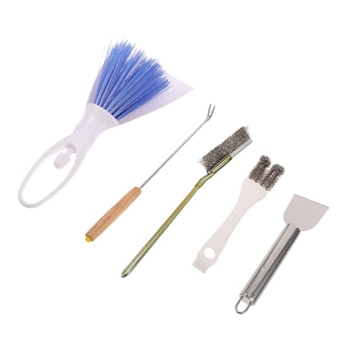 TOYANDONA Vogelkäfig Reinigungsset Robustes Mehrzweck Tool mit Kotentferner und Bürste Präzise für Sittiche Kleintiere und Kleine Tierkäfige von TOYANDONA