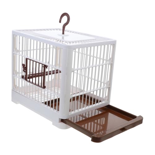 TOYANDONA Vogelkäfig für unterwegs Reisekäfig für Papageienträger Papageien-Reisekäfig Vogelträger Käfigvogel Käfig für Tauben Vogel Träger Vogelreisekäfig Abs Coffee TOYANDONA Vogelkäfig für unterwegs Reisekäfig für Papageienträger Papageien-Reisekäfig Vogelträger Käfigvogel Käfig für Tauben Vogel Träger Vogelreisekäfig Abs Coffee von TOYANDONA