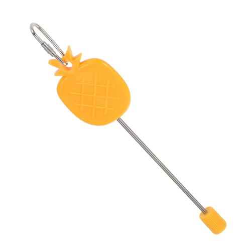 TOYANDONA Vogelkäfig-futterhalter, Ananas-papageien-behandlungsspieß, Edelstahl, Kleine Vögel, Futterspielzeug Für Papageien, Nymphensittiche, Käfig-behandlung von TOYANDONA