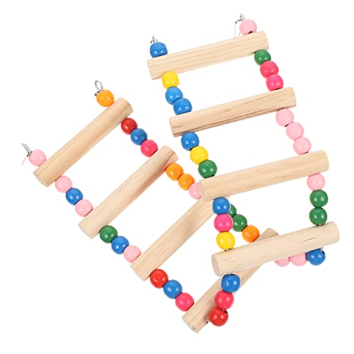 TOYANDONA Bunte Holz-kletterleiter Für Vögel Spielzeug Für Wellensittiche Und Papageien Fördert Die Bewegung Geistige Aktivität Langlebig Und Sicher Für Käfige TOYANDONA Bunte Holz-kletterleiter Für Vögel Spielzeug Für Wellensittiche Und Papageien Fördert Die Bewegung Geistige Aktivität Langlebig Und Sicher Für Käfige von TOYANDONA