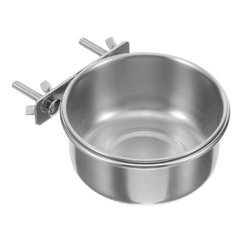 TOYANDONA Vogelnapf Mit Doppelschraubenklemme Für Futter Und Wasser Für Sittiche Nymphensittiche Conures Und Andere Hygienisch Reinigen von TOYANDONA