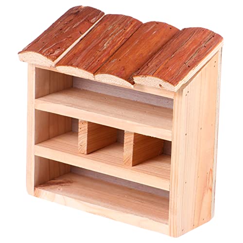 TOYANDONA Vogelnest vogelhaus Bird House Vogeldeko dekorative Vogelhäuser klein Vogelkäfig im Freien für Vogel im Freien Wellensittich Nisthaus Produkt aus Holz von TOYANDONA