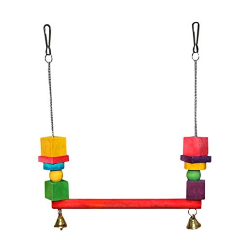 TOYANDONA Vogelspielzeug aus Naturholz Papagei Schaukel Sicherer Stehstand für Sittiche und Nymphensittiche Fördert Spaß Balance und Bewegung für Kleine Vögel Zufällige Zufällige Farbe TOYANDONA Vogelspielzeug aus Naturholz Papagei Schaukel Sicherer Stehstand für Sittiche und Nymphensittiche Fördert Spaß Balance und Bewegung für Kleine Vögel Zufällige Zufällige Farbe von TOYANDONA