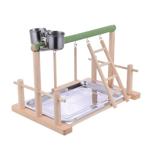 TOYANDONA Vogelspielzeugständer Papagei Spielplatz Fitnessstudio Vogelbarsch Drinnen Klettern Stand Hocken Groß Haustier Vögel Vogelspielständer Hölzern Zufällige Farbe TOYANDONA Vogelspielzeugständer Papagei Spielplatz Fitnessstudio Vogelbarsch Drinnen Klettern Stand Hocken Groß Haustier Vögel Vogelspielständer Hölzern Zufällige Farbe von TOYANDONA