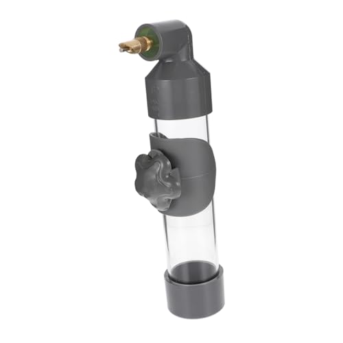 TOYANDONA Vogeltrinker Spender Haustier Hängend Für Transparent Trinken Wasser Groß Vogel-trinkwerkzeug Vogeltränke Vogelzubehör Vogelfütterer PVC Grey von TOYANDONA