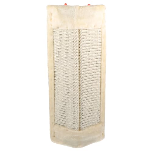 TOYANDONA Wandmontiertes Kratzbrett Aus Natürlichem Sisal Für Katzen Schutz Von Möbeln Und Tapeten Beige Mit Wandfixierungen Und Langlebig TOYANDONA Wandmontiertes Kratzbrett Aus Natürlichem Sisal Für Katzen Schutz Von Möbeln Und Tapeten Beige Mit Wandfixierungen Und Langlebig von TOYANDONA