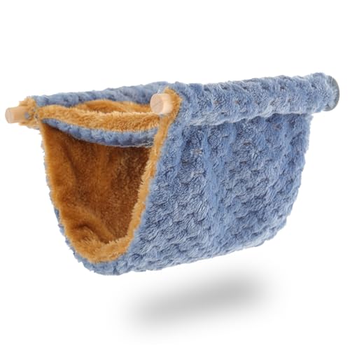 TOYANDONA Warme Atmungsaktive Kleintier Hängematte für Hamster Meerschweinchen Chinchilla Kuschelbett Stabiler Schlafplatz für Kleine Nager Zubehör als von TOYANDONA