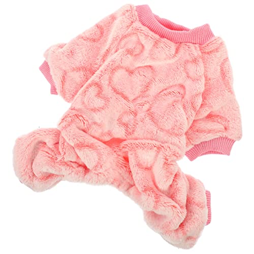 TOYANDONA Warmer Hundemantel aus Doppelseitigem Flanell für Kleine Hunde Verschleißfest Leicht und Bequem für Winter und Fotoshootings von TOYANDONA
