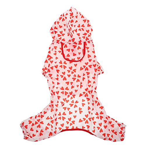 TOYANDONA Wasserdichter Poncho für Kleine Atmungsaktiver Regenmantel für Haustiere Stylischer Schutzmantel für Welpen im Freien für Regenwetter TOYANDONA Wasserdichter Poncho für Kleine Atmungsaktiver Regenmantel für Haustiere Stylischer Schutzmantel für Welpen im Freien für Regenwetter von TOYANDONA