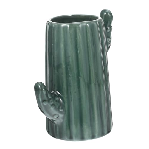 TOYANDONA Wasserflasche Für Hamster Haustierbedarf Klein Wasserflaschenhalter Für Hamster Mit Wasserspender Wasserflaschenhalter Für Rennmäuse Hasenflaschenständer Keramik Green von TOYANDONA