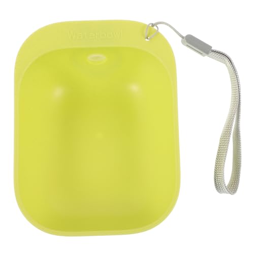 TOYANDONA Wasserspender Für Haustiere Haustierwasserspender Tragbar Hund Wasserflasche Füttern Trinkzubehör Für Hundewasserflaschen Schüssel Tragbare Hundewasserflasche Welpe Light Green Abs von TOYANDONA