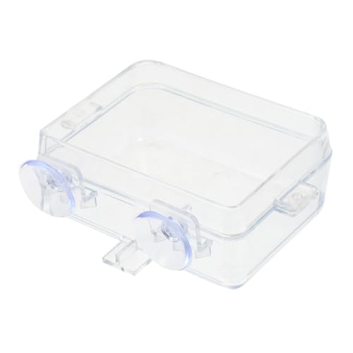 TOYANDONA Wasserteller für Reptilien Multifunktionale Futterschale mit Saugnapf für Geckos Schildkröten und Schlangen Robust Auslaufsicher Reinigen für Futter und Wasser von TOYANDONA
