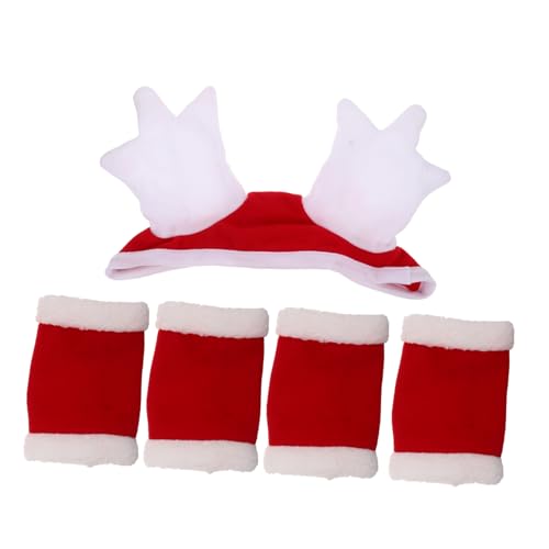 TOYANDONA Weihnachtliches Pferdekostüm mit Rentier-geweih-Hut und Atmungsaktiven Beinschonern Festliches Outfit für Weihnachtsparaden Partys und Festliche Tierverkleidung TOYANDONA Weihnachtliches Pferdekostüm mit Rentier-geweih-Hut und Atmungsaktiven Beinschonern Festliches Outfit für Weihnachtsparaden Partys und Festliche Tierverkleidung von TOYANDONA