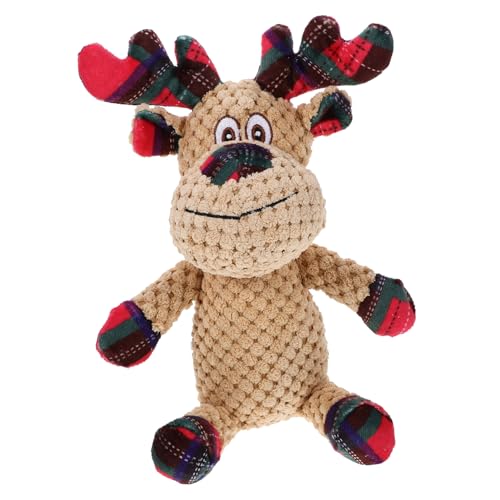 TOYANDONA Weihnachts Plüsch Rentier Quietschspielzeug Für Kauspielzeug Für Welpen Bewegung Und Zahnpflege Sicheres Und Langlebiges Für Haustiere TOYANDONA Weihnachts Plüsch Rentier Quietschspielzeug Für Kauspielzeug Für Welpen Bewegung Und Zahnpflege Sicheres Und Langlebiges Für Haustiere von TOYANDONA