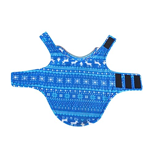 TOYANDONA Weihnachtsdruckhundmantel klein Dekorationen Hunde Mantel Weihnachtsmann groß Haustierkleidung im Weihnachtsstil Cosplay-Kleidung für Hunde Haustier-Outfit Polarfleece Himmelblau TOYANDONA Weihnachtsdruckhundmantel klein Dekorationen Hunde Mantel Weihnachtsmann groß Haustierkleidung im Weihnachtsstil Cosplay-Kleidung für Hunde Haustier-Outfit Polarfleece Himmelblau von TOYANDONA
