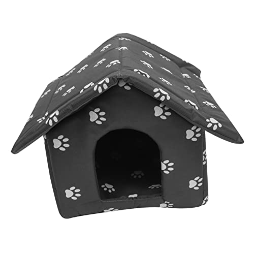 TOYANDONA Wetterfestes Atmungsaktives Katzenhaus für Draußen Robustes Wasserdichtes Haustierhaus mit Sicherem Schutz Komfortables Schlafnest für Katzen und Kleine Hunde Abnehmbar und TOYANDONA Wetterfestes Atmungsaktives Katzenhaus für Draußen Robustes Wasserdichtes Haustierhaus mit Sicherem Schutz Komfortables Schlafnest für Katzen und Kleine Hunde Abnehmbar und von TOYANDONA