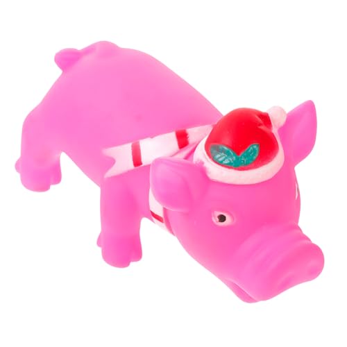 TOYANDONA Xmas Schwein für Interaktives Kauspielzeug aus Langlebigem für Kleine Squeaky Beißspielzeug zur Spieltriebs und Zahnpflege Zufällig Zufällige Farbe TOYANDONA Xmas Schwein für Interaktives Kauspielzeug aus Langlebigem für Kleine Squeaky Beißspielzeug zur Spieltriebs und Zahnpflege Zufällig Zufällige Farbe von TOYANDONA