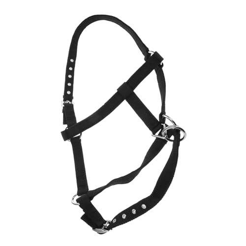 TOYANDONA Zubehör Für Die Reitausbildung Wegbrechendes Pferdehalfter Pferdeleine Kinnriemenabdeckung Schafausrüstung Pferdezubehör Pferdekostüm Strickhalfter Für Pferde Nylon Black TOYANDONA Zubehör Für Die Reitausbildung Wegbrechendes Pferdehalfter Pferdeleine Kinnriemenabdeckung Schafausrüstung Pferdezubehör Pferdekostüm Strickhalfter Für Pferde Nylon Black von TOYANDONA