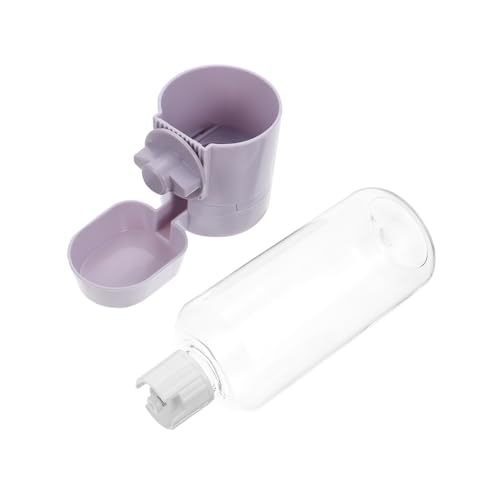 TOYANDONA hängende Wasserzufuhr Katze drinnen Schüssel klein Käfig automatischer wasserspender Automatic Water Dispenser Hund wasserflasche automatischer Futterautomat für Hunde Plastik Grey von TOYANDONA