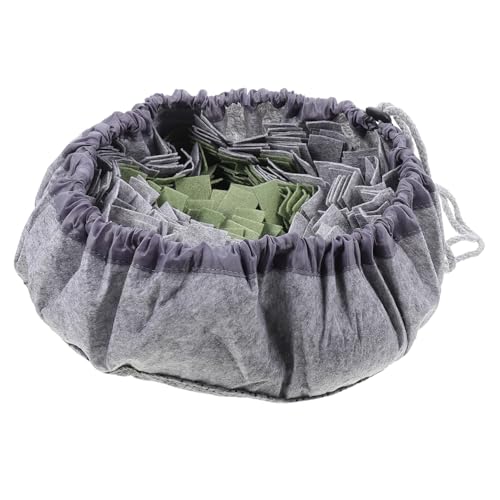TOYANDONA multifunktionaler Hundenapf für Hunde Haustiernapf füttern Hundenapf für kleine Rassen multifunktionaler Welpennapf Tierfutterschalen Slow-Feeder-Schüssel Filzstoff von TOYANDONA